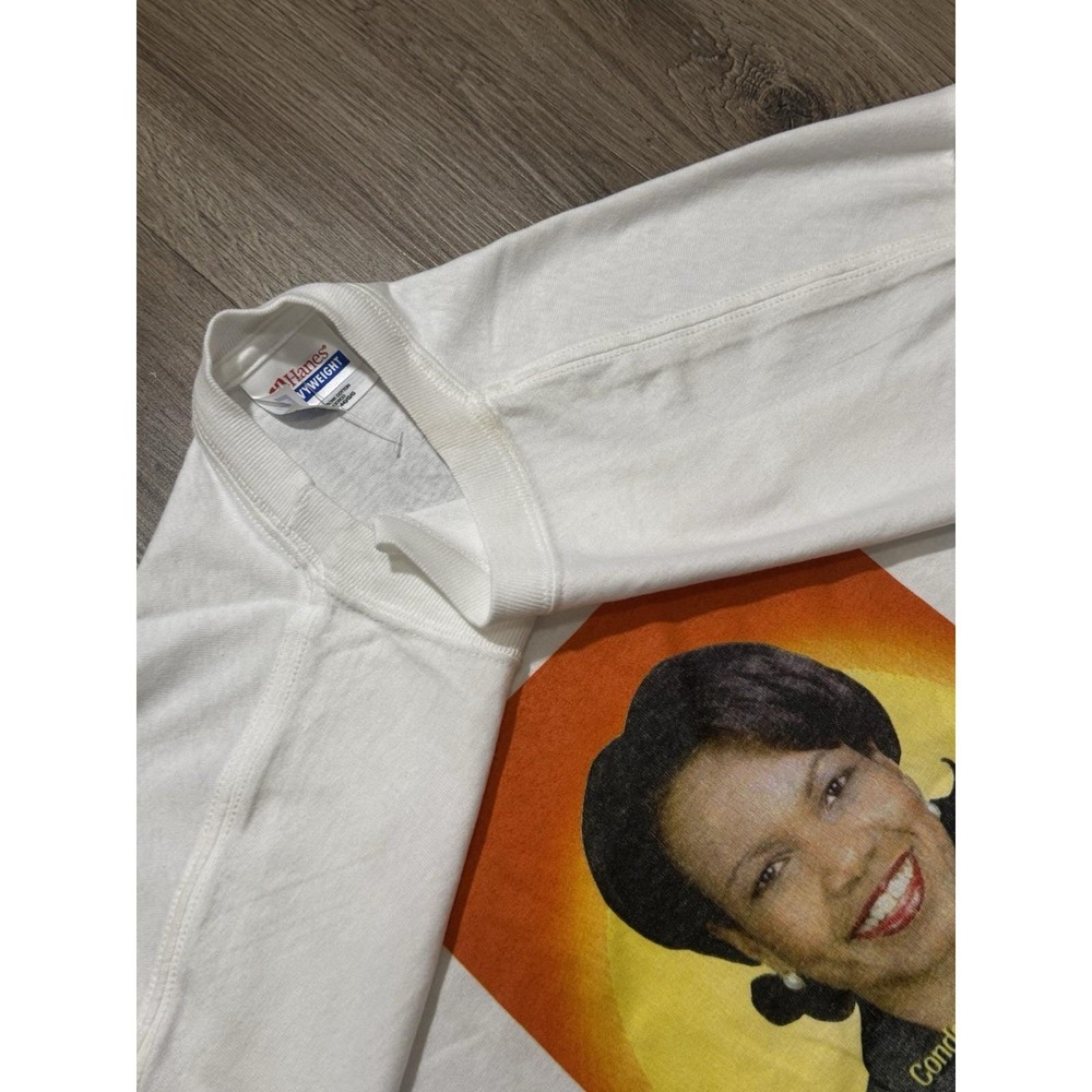 Vintage Condoleezza Rice 50 Years Old Virgin T Shirt Size‎ L - Picture 6 of 9